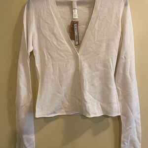 SKIMS Cream Knit Cardigan